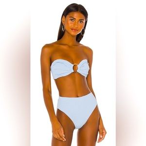 NWT Montce Peri Scrunch Tori Bandeau Top